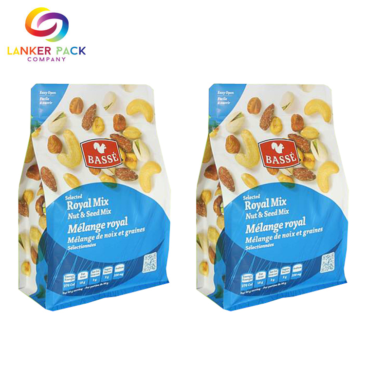 Bolsas de embalaje de plástico de sellado de grado alimenticio para bocadillos