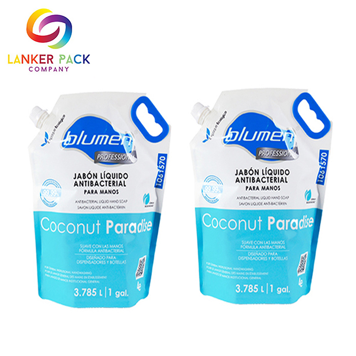 Embalaje de detergente plástico con sellado térmico ecológico